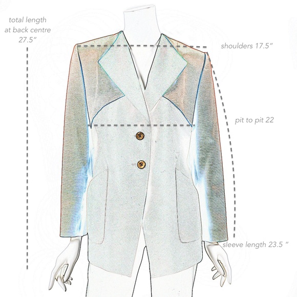 LOUIS FERAUD Rusty Bronze and Black Cotton Jacket Blazer US 14 Made in Germany - Picture 3 of 9